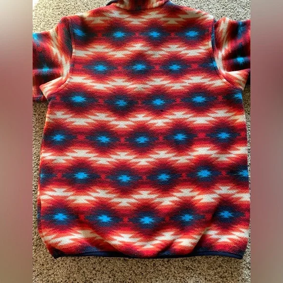 Patagonia Women’s Synchilla Snap-T Fleece Wild Desert Aztec Fleece - Picture 9 of 12